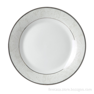 10.5 '' Elegant New Design Porcelain Dinner Plate                
                                    Quality Assured